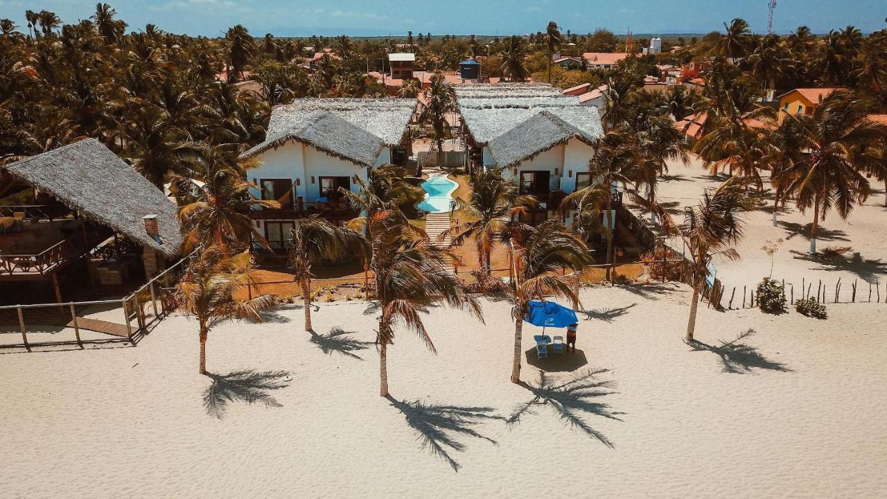 Ap. Peixe Boi Pe Na Areia Com Vista Frontal E Total Para O Mar Барра-Гранде Экстерьер фото
